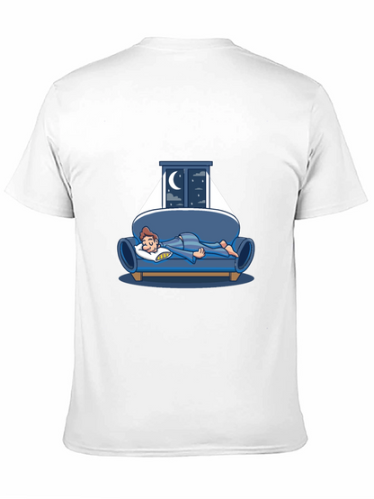 Sleepy Night T-Shirt - Relaxed Fit Cotton Tee