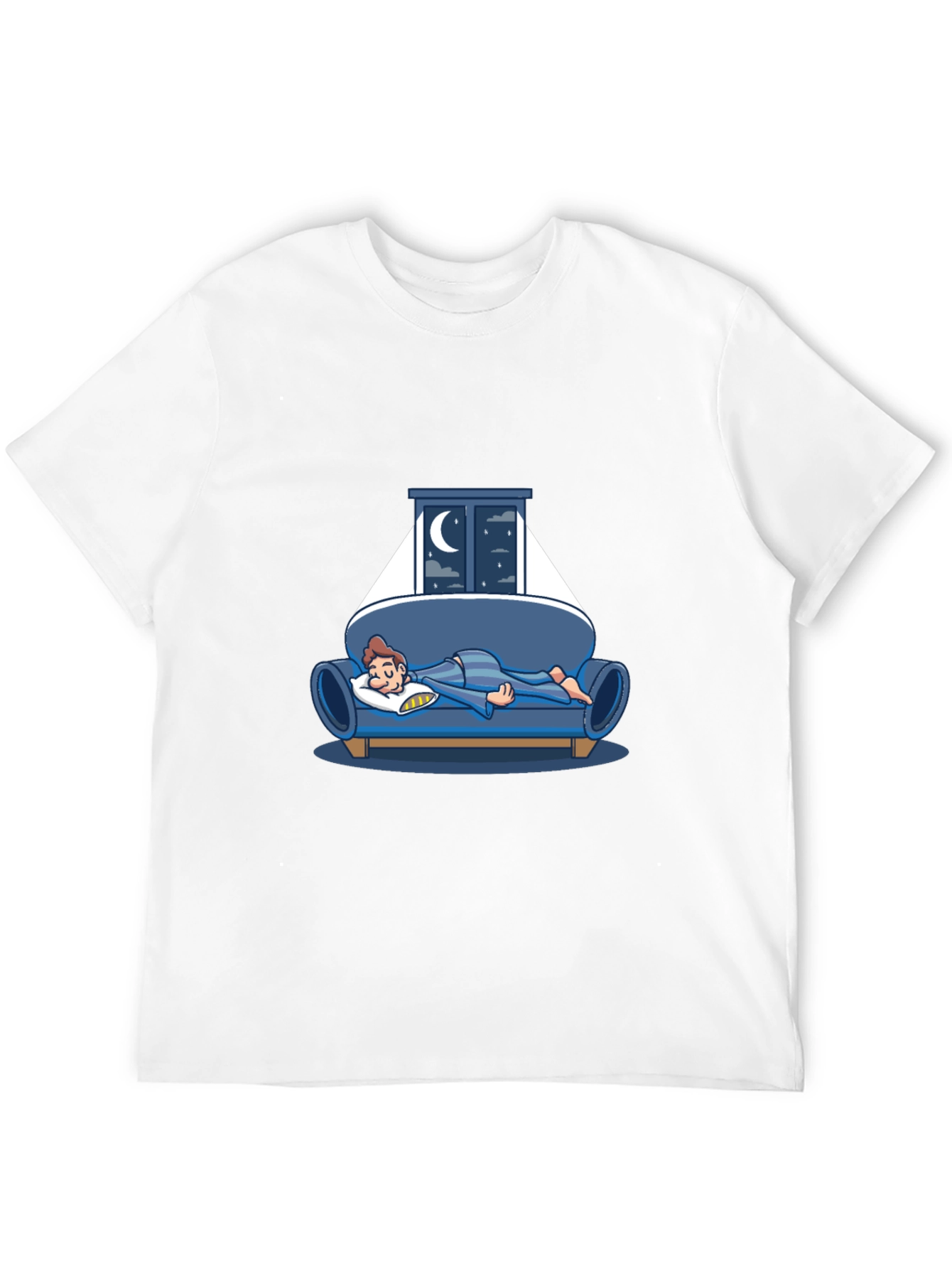 Sleepy Night T-Shirt - Relaxed Fit Cotton Tee