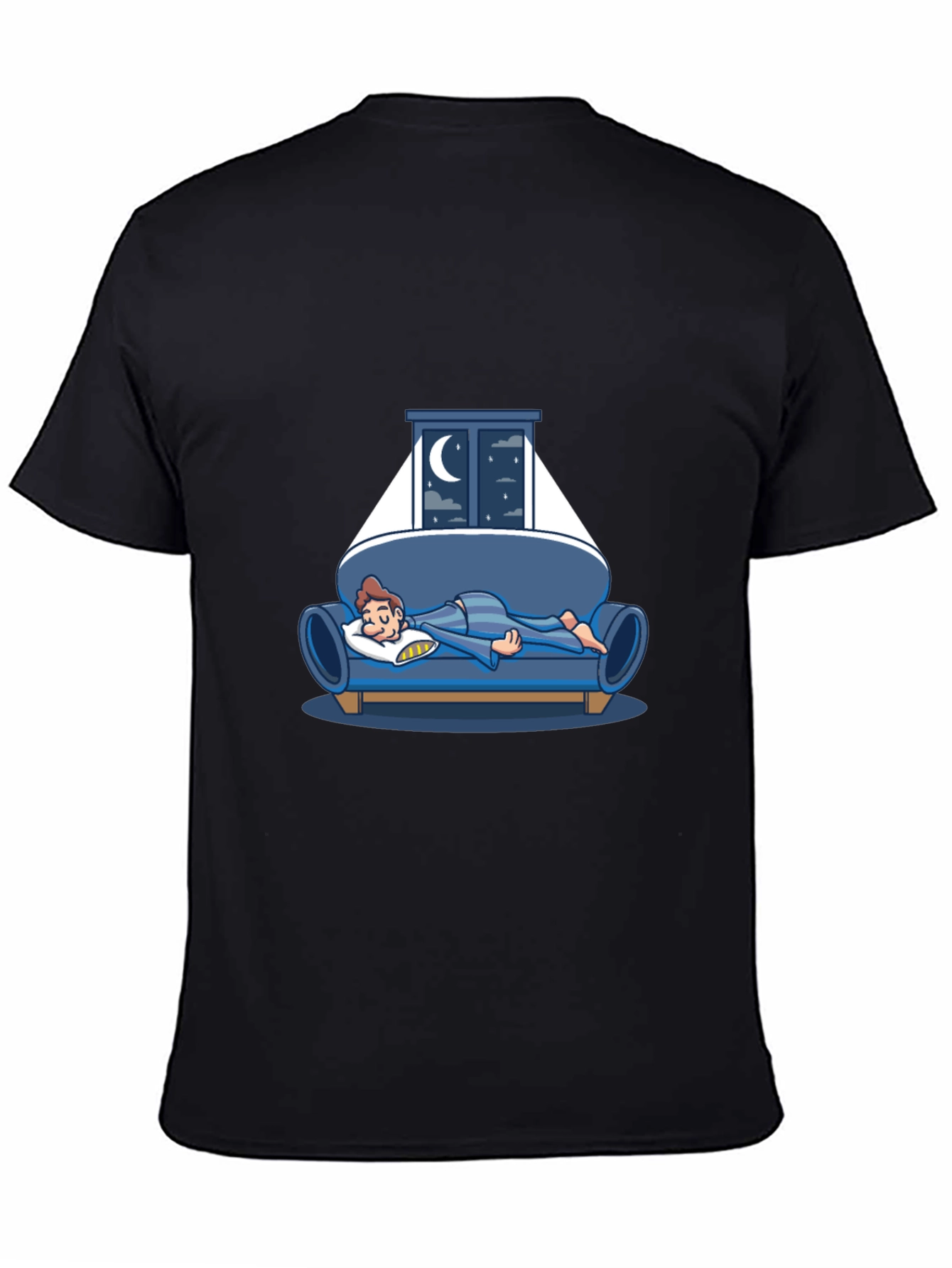 Sleepy Night T-Shirt - Relaxed Fit Cotton Tee