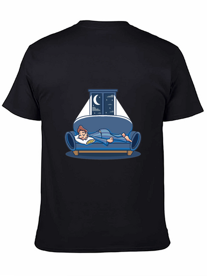 Sleepy Night T-Shirt - Relaxed Fit Cotton Tee
