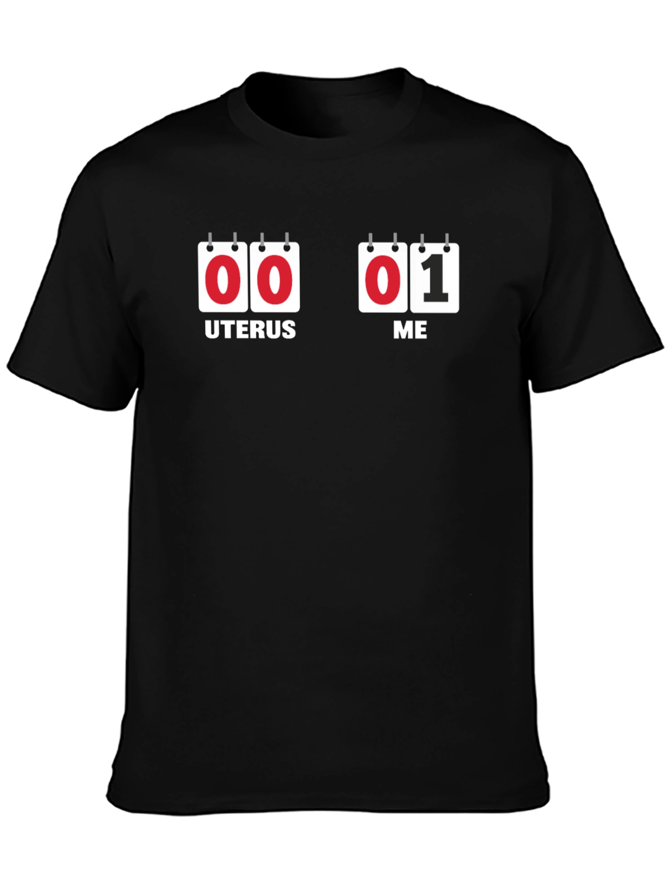 Uterus 00 Me 01 T-Shirt Humor Tee