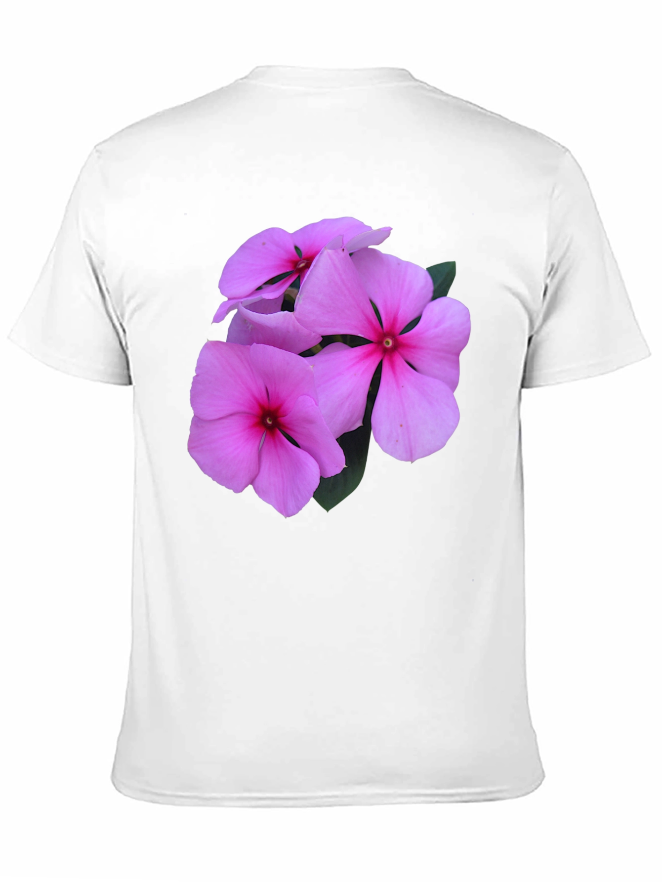 Pink Flower Graphic T-Shirt - Casual Comfort