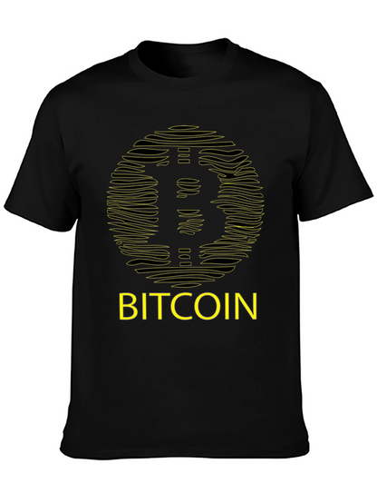 Bitcoin Graphic Tee - Crypto Currency Fan T-Shirt