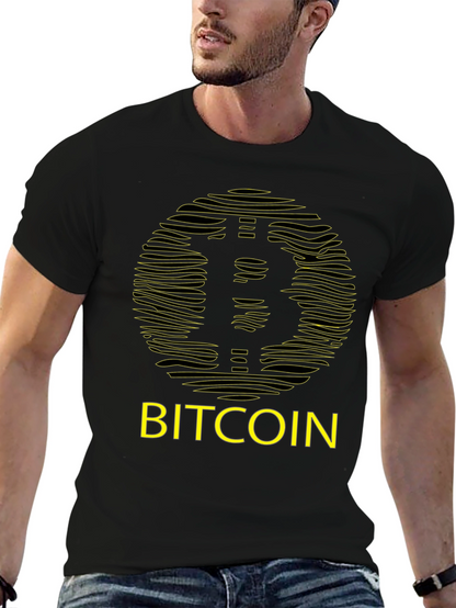 Bitcoin Graphic Tee - Crypto Currency Fan T-Shirt