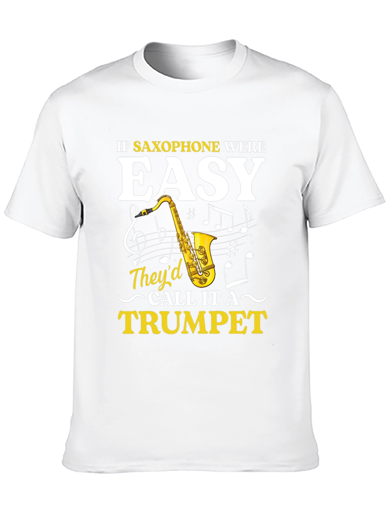 Saxophone Humor Graphic Tee - Musician Gift