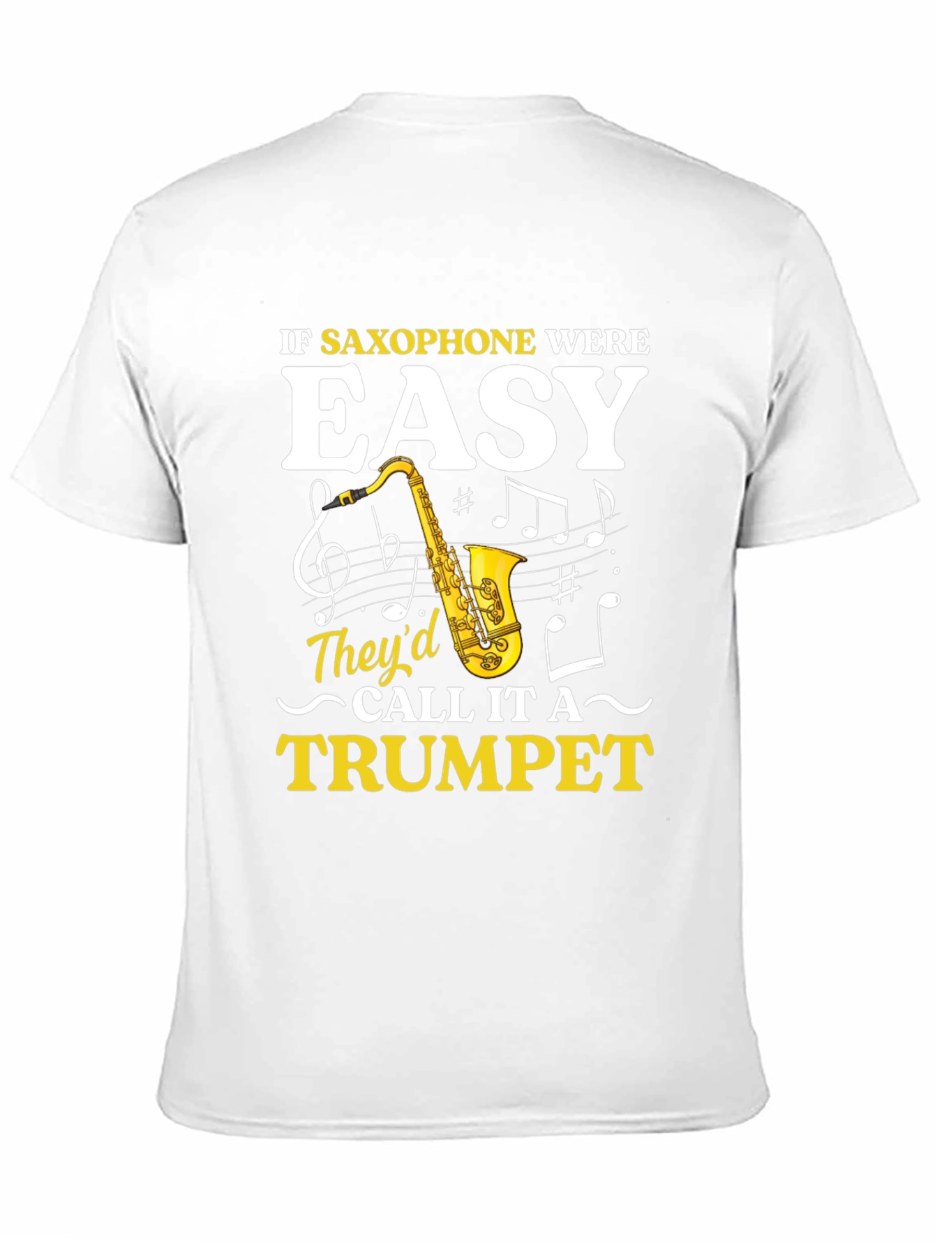 Saxophone Humor Graphic Tee - Musician Gift
