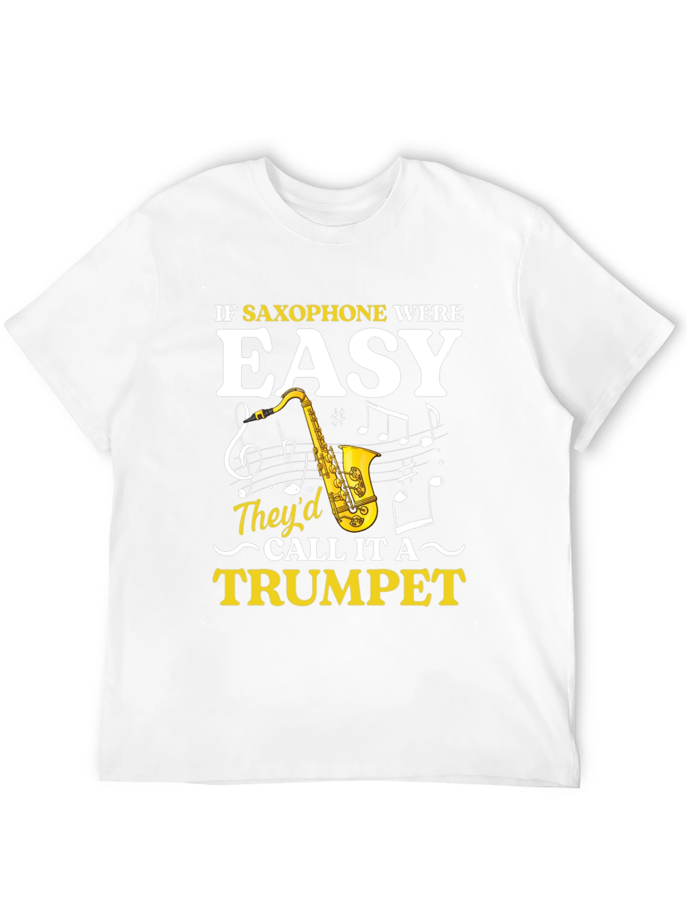 Saxophone Humor Graphic Tee - Musician Gift