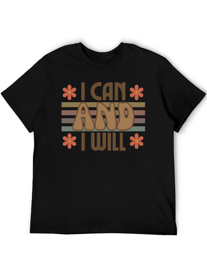 I Can And I Will Retro Graphic Tee