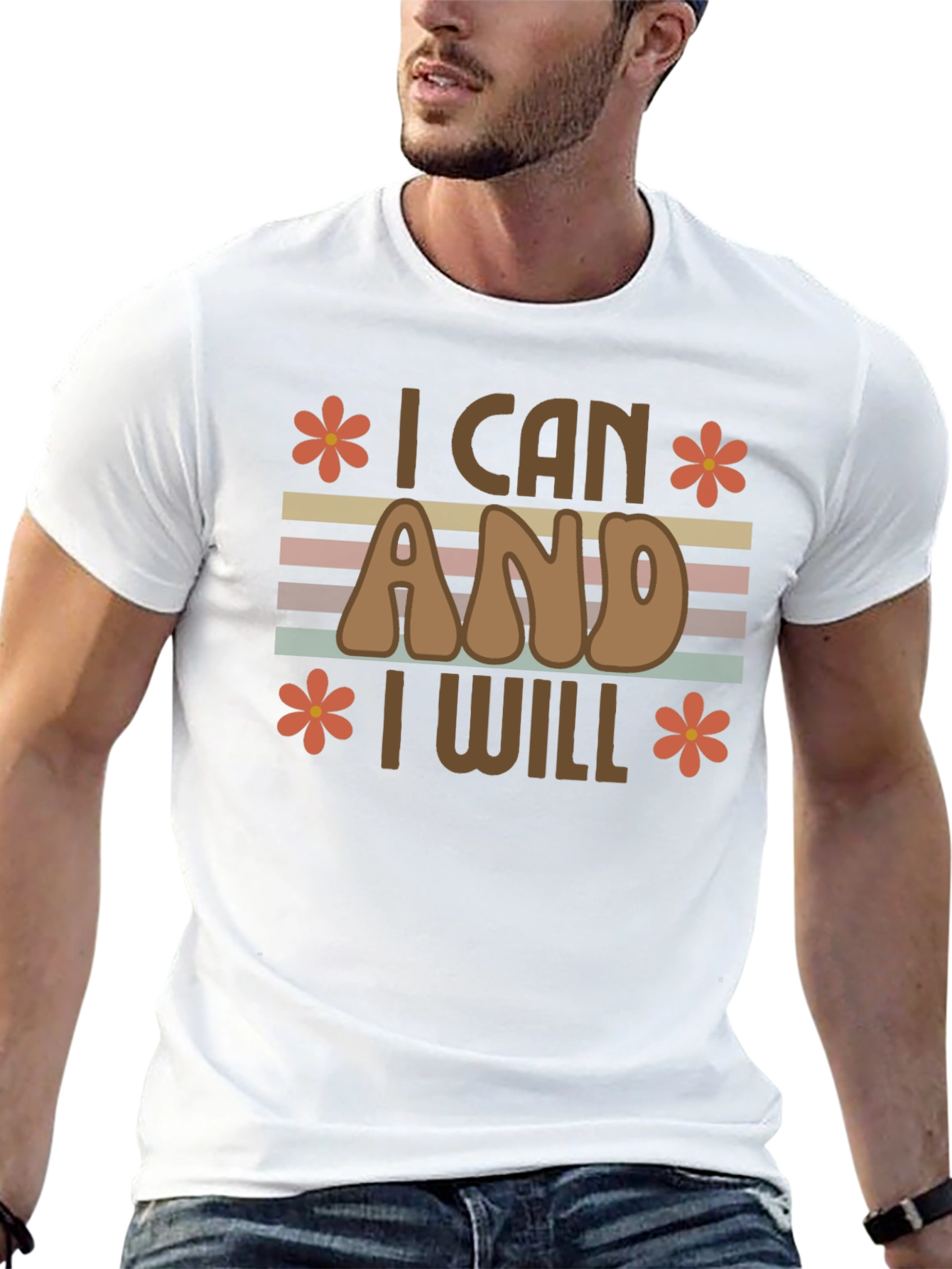 I Can And I Will Retro Graphic Tee