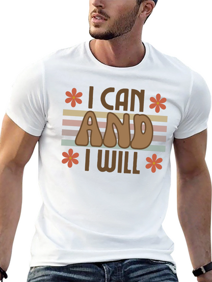 I Can And I Will Retro Graphic Tee