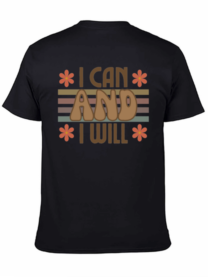 I Can And I Will Retro Graphic Tee