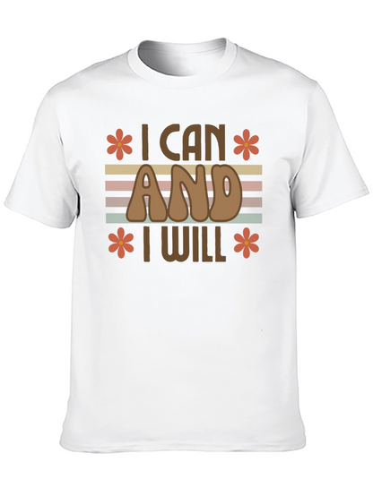 I Can And I Will Retro Graphic Tee