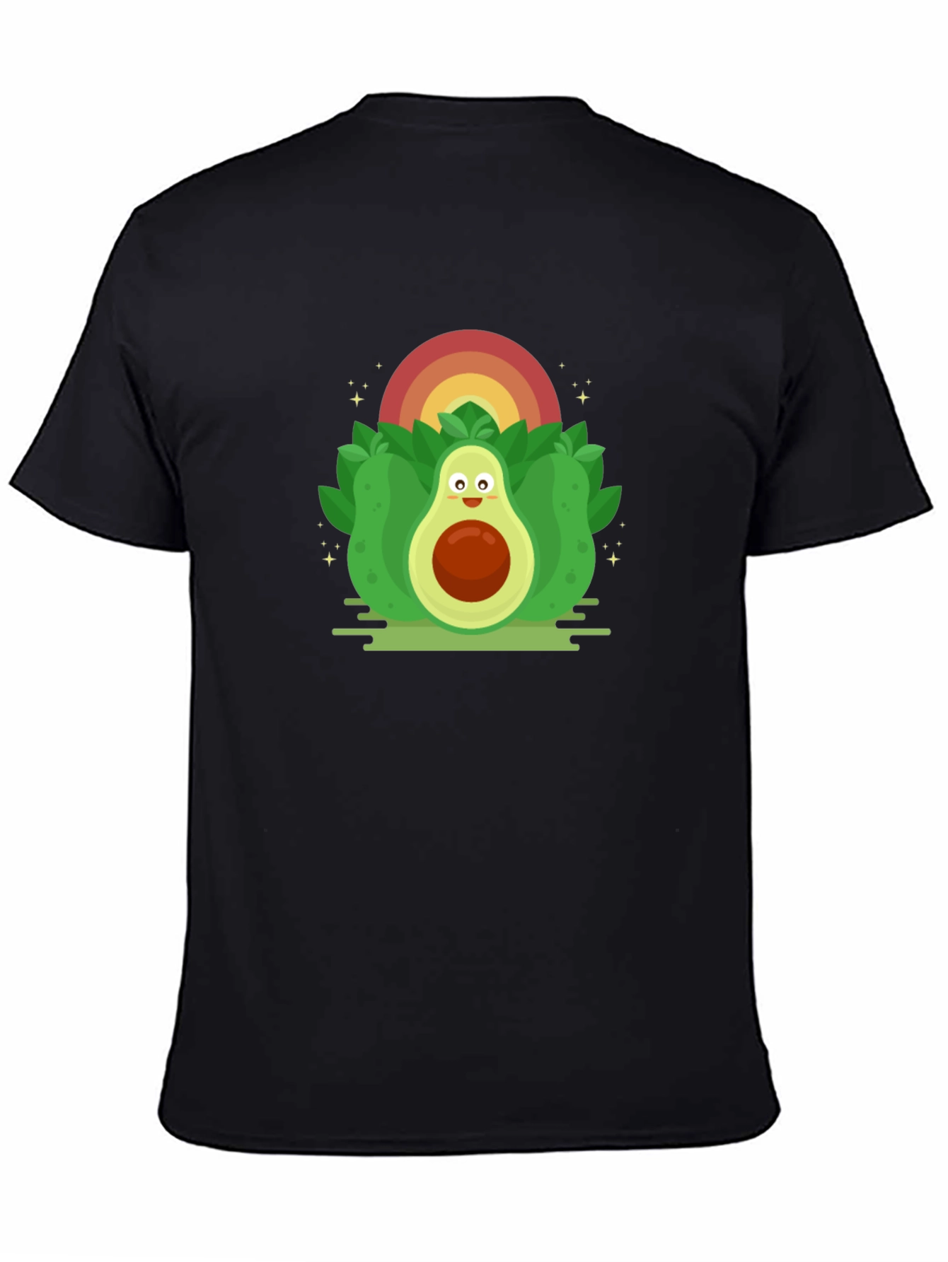 Avocado Rainbow Graphic T-Shirt