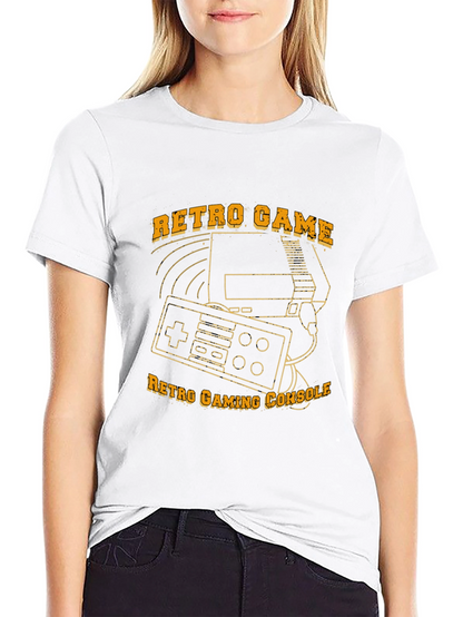 Retro Game Console T-Shirt - Black