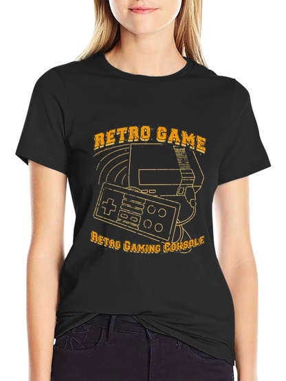 Retro Game Console T-Shirt - Black
