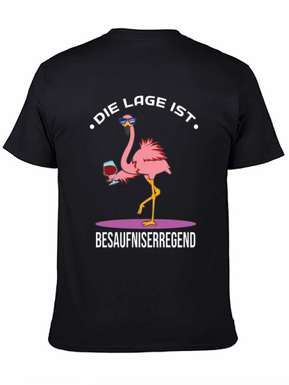 Humorous Flamingo Graphic T-Shirt