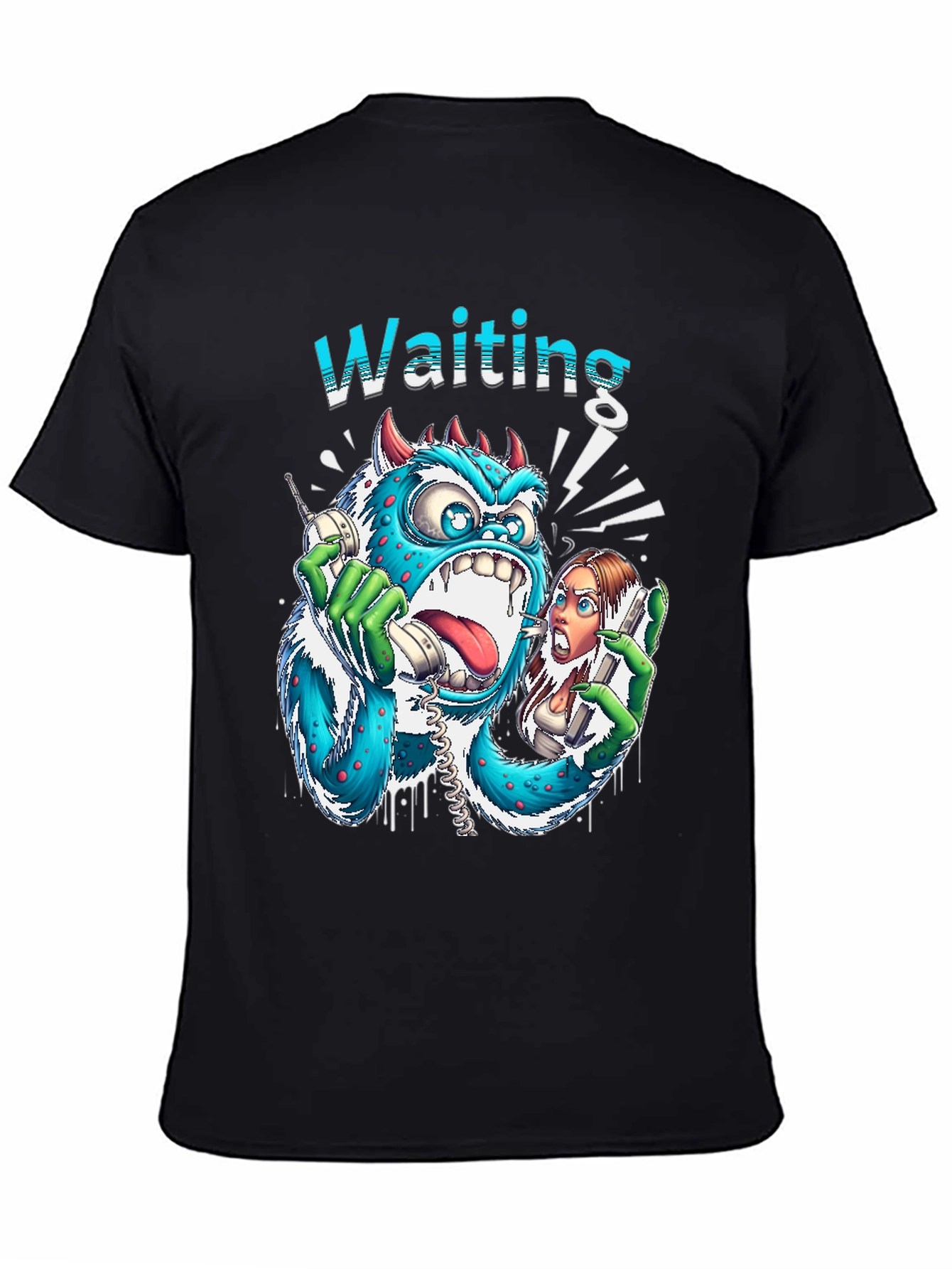 Waiting Monster Graphic Tee - Unisex