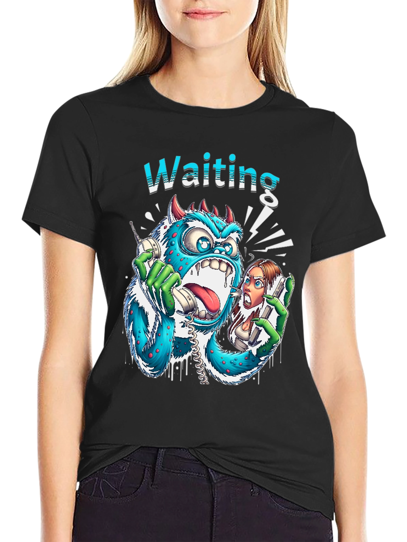 Waiting Monster Graphic Tee - Unisex