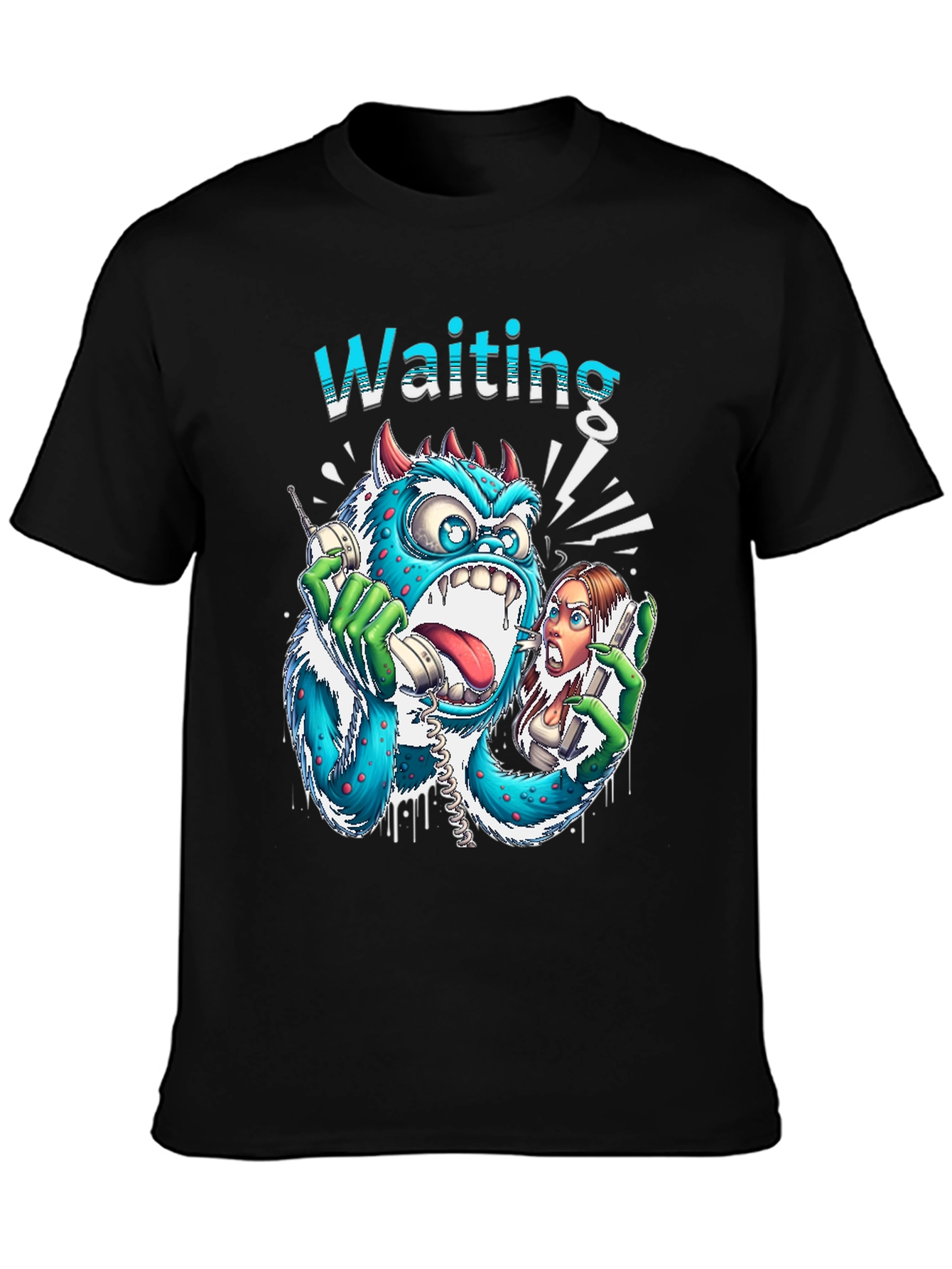 Waiting Monster Graphic Tee - Unisex