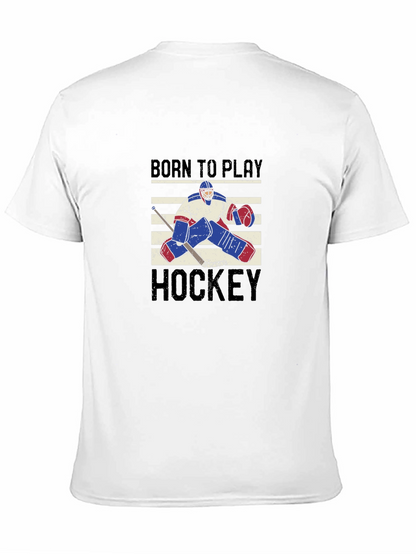 Born to Play Hockey Graphic T-Shirt