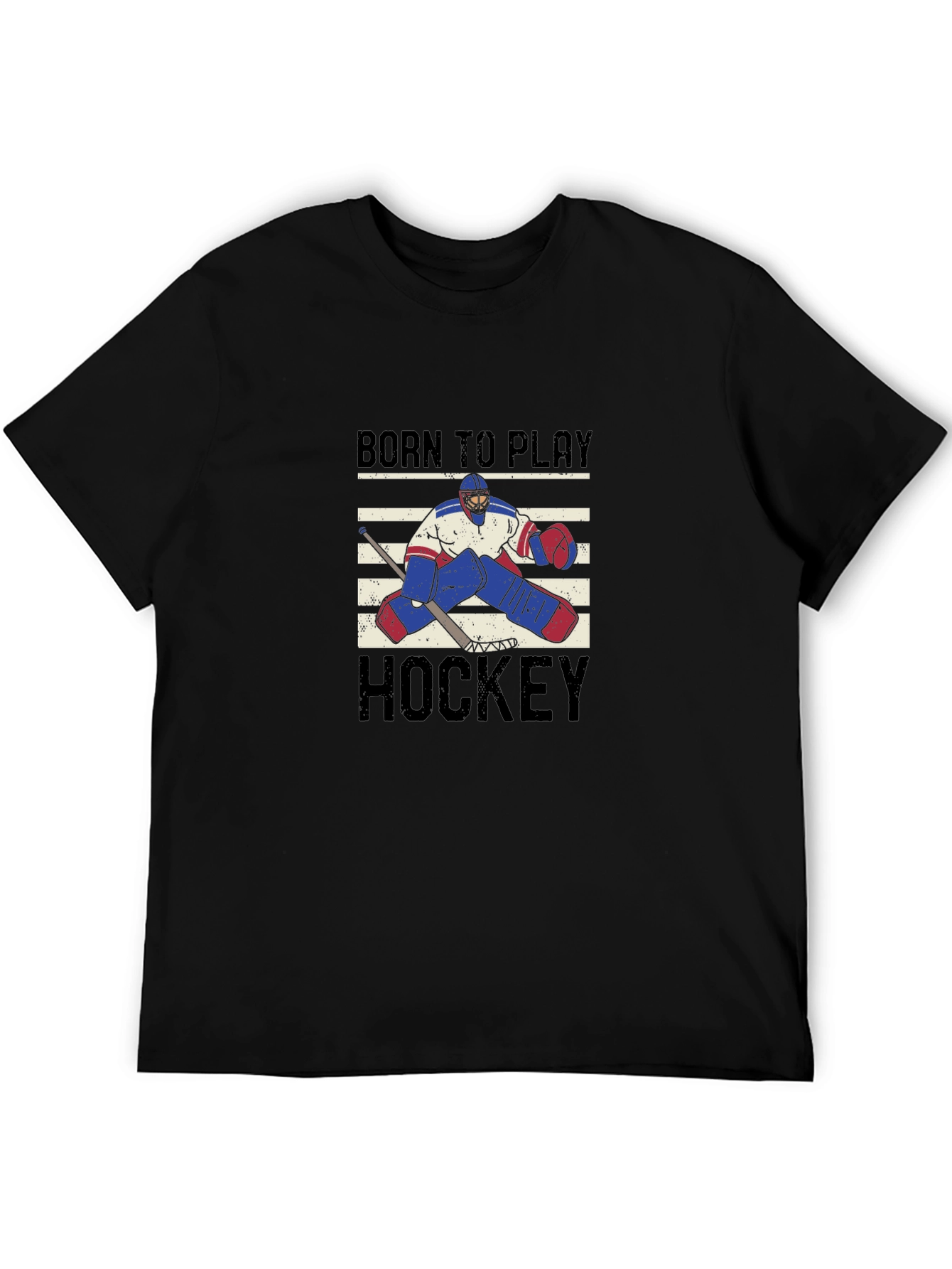 Born to Play Hockey Graphic T-Shirt