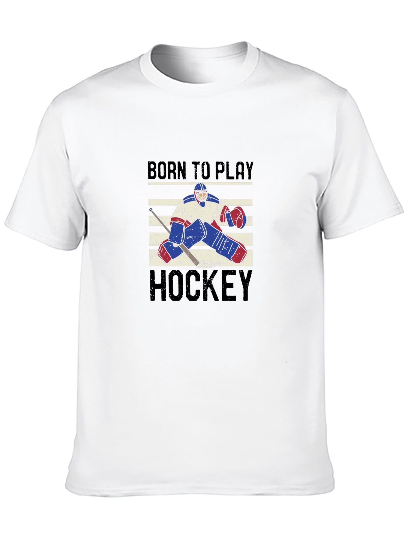 Born to Play Hockey Graphic T-Shirt