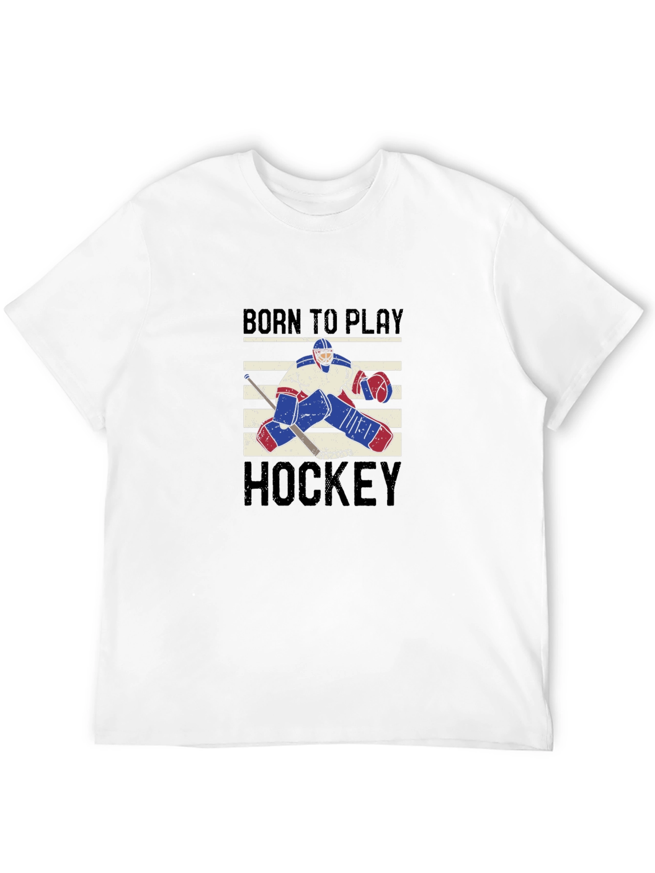 Born to Play Hockey Graphic T-Shirt