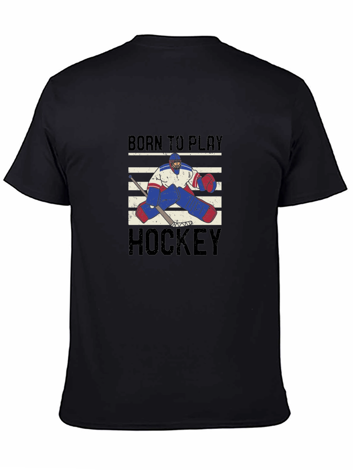 Born to Play Hockey Graphic T-Shirt