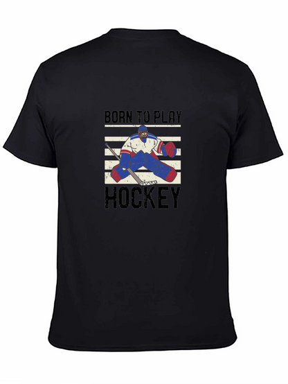 Born to Play Hockey Graphic T-Shirt
