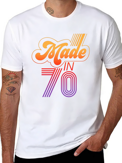 Retro Made in 70s Graphic T-Shirt
