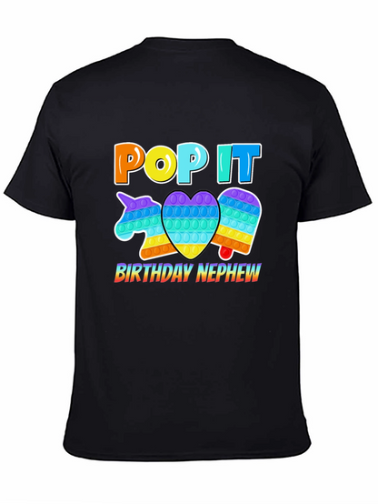Pop It Birthday Nephew T-Shirt