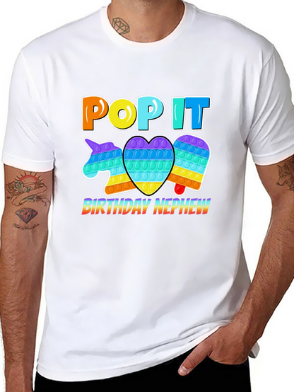 Pop It Birthday Nephew T-Shirt