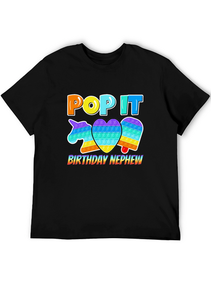 Pop It Birthday Nephew T-Shirt