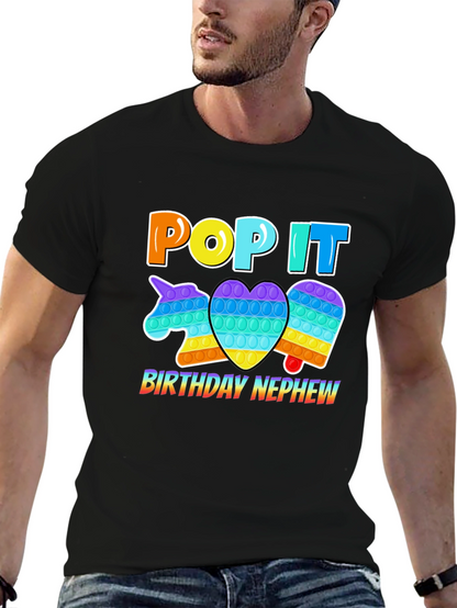 Pop It Birthday Nephew T-Shirt