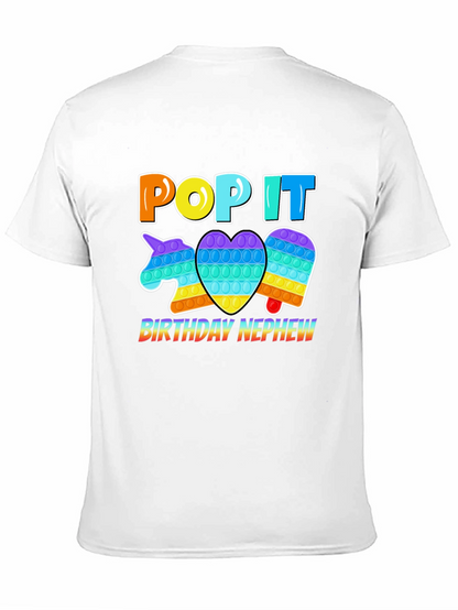 Pop It Birthday Nephew T-Shirt