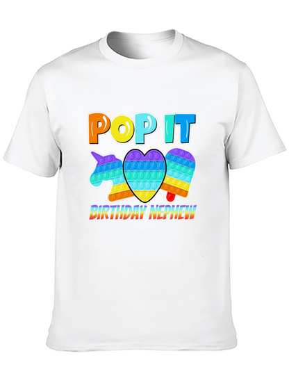 Pop It Birthday Nephew T-Shirt