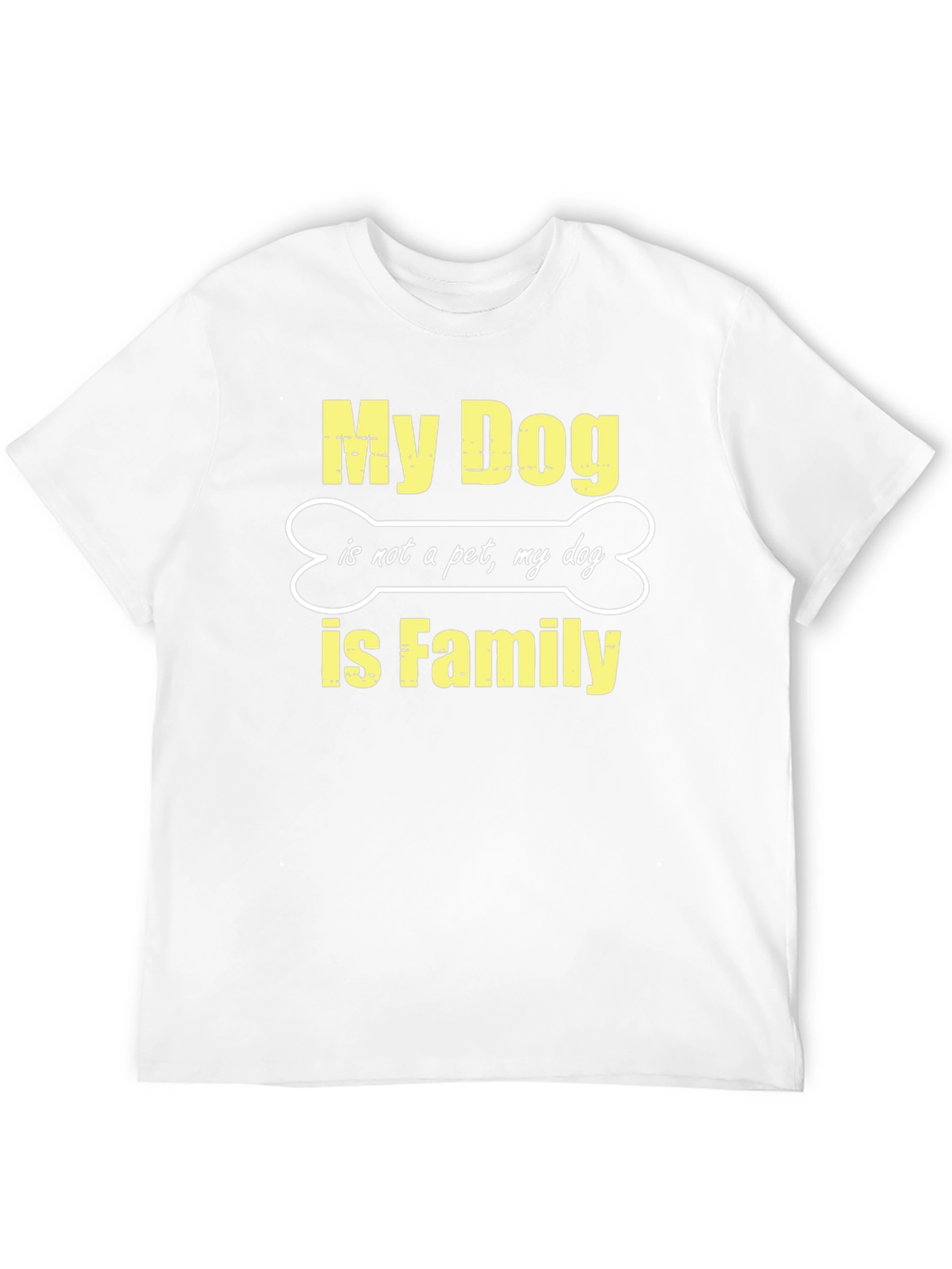 My Dog is Family Black T-Shirt
