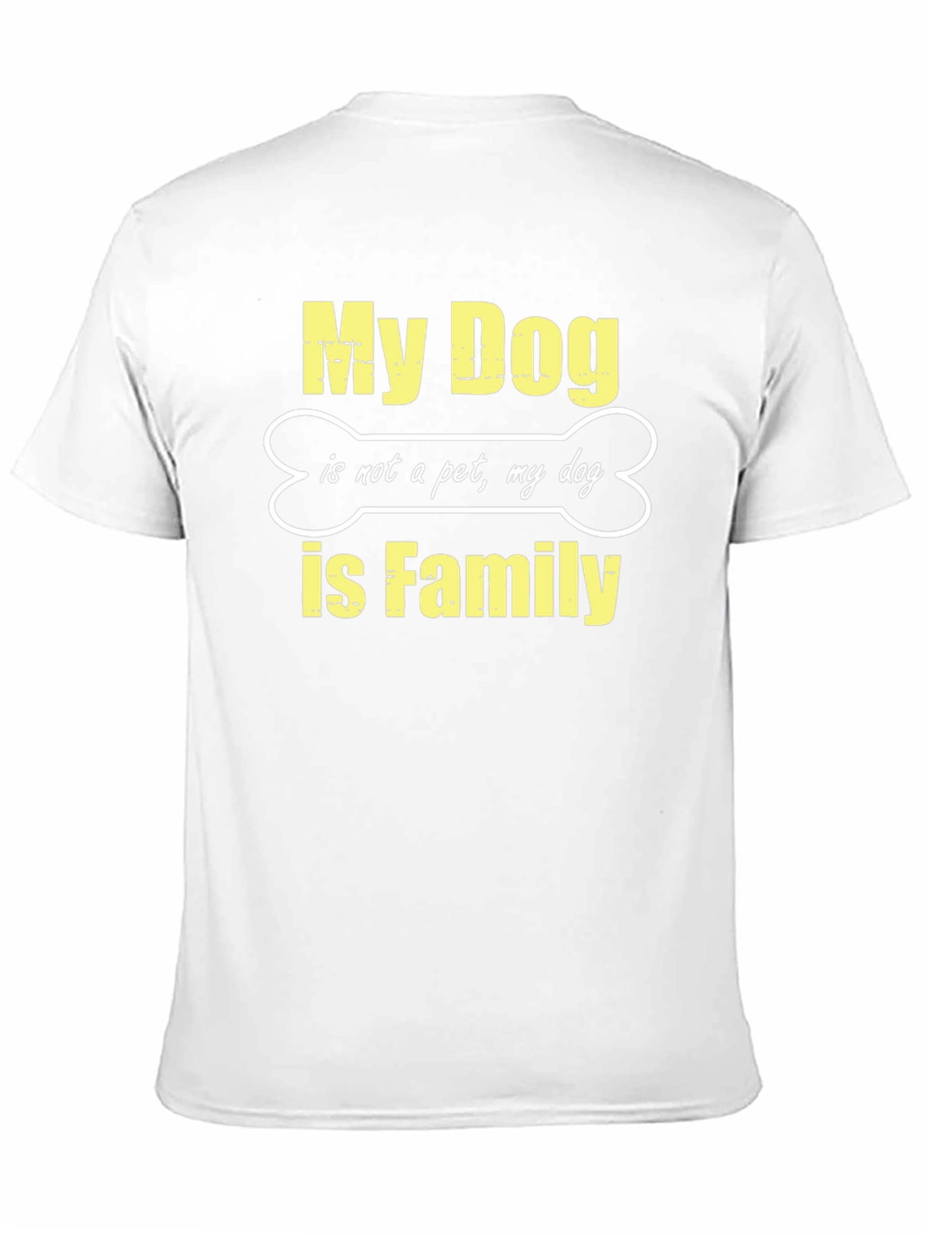 My Dog is Family Black T-Shirt