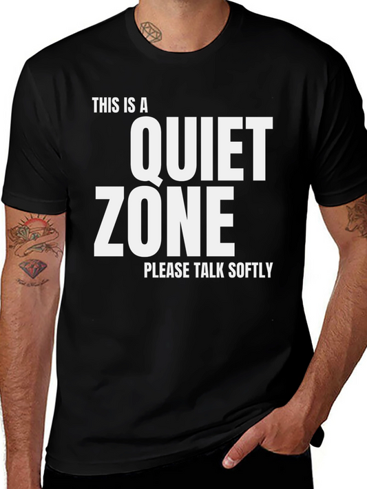 Quiet Zone Graphic Tee - Softly Spoken T-Shirt
