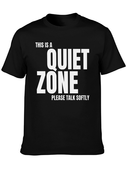 Quiet Zone Graphic Tee - Softly Spoken T-Shirt