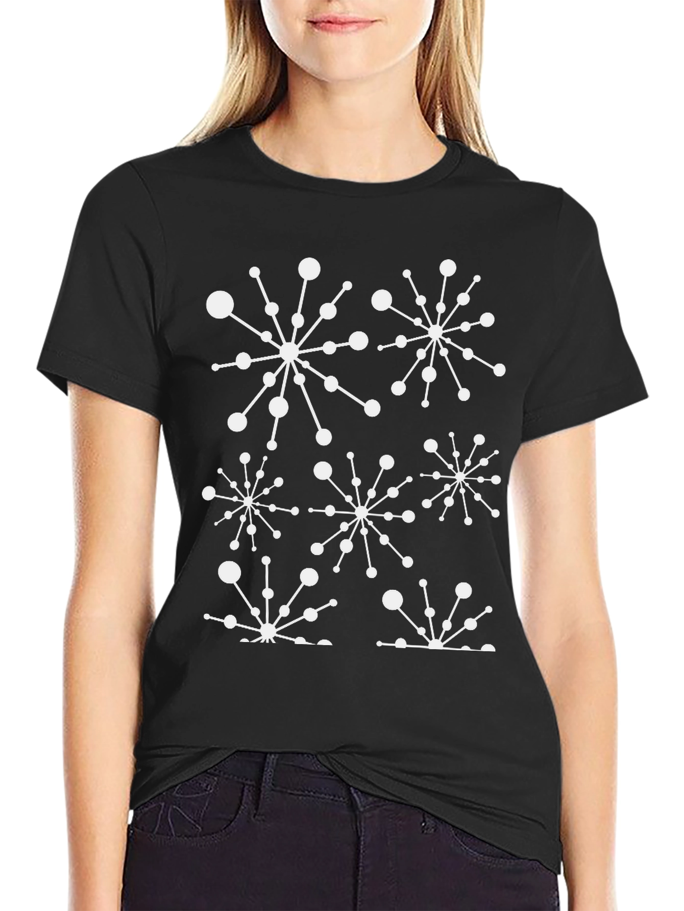 Retro Atomic Starburst T-Shirt - Mid Century Modern