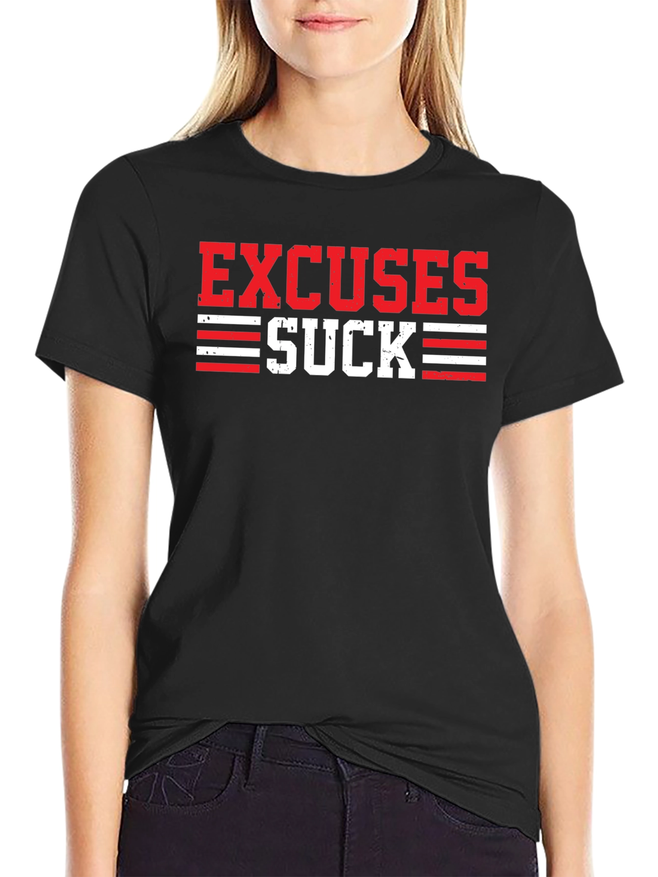 Excuses Suck Graphic T-Shirt - Motivational Tee