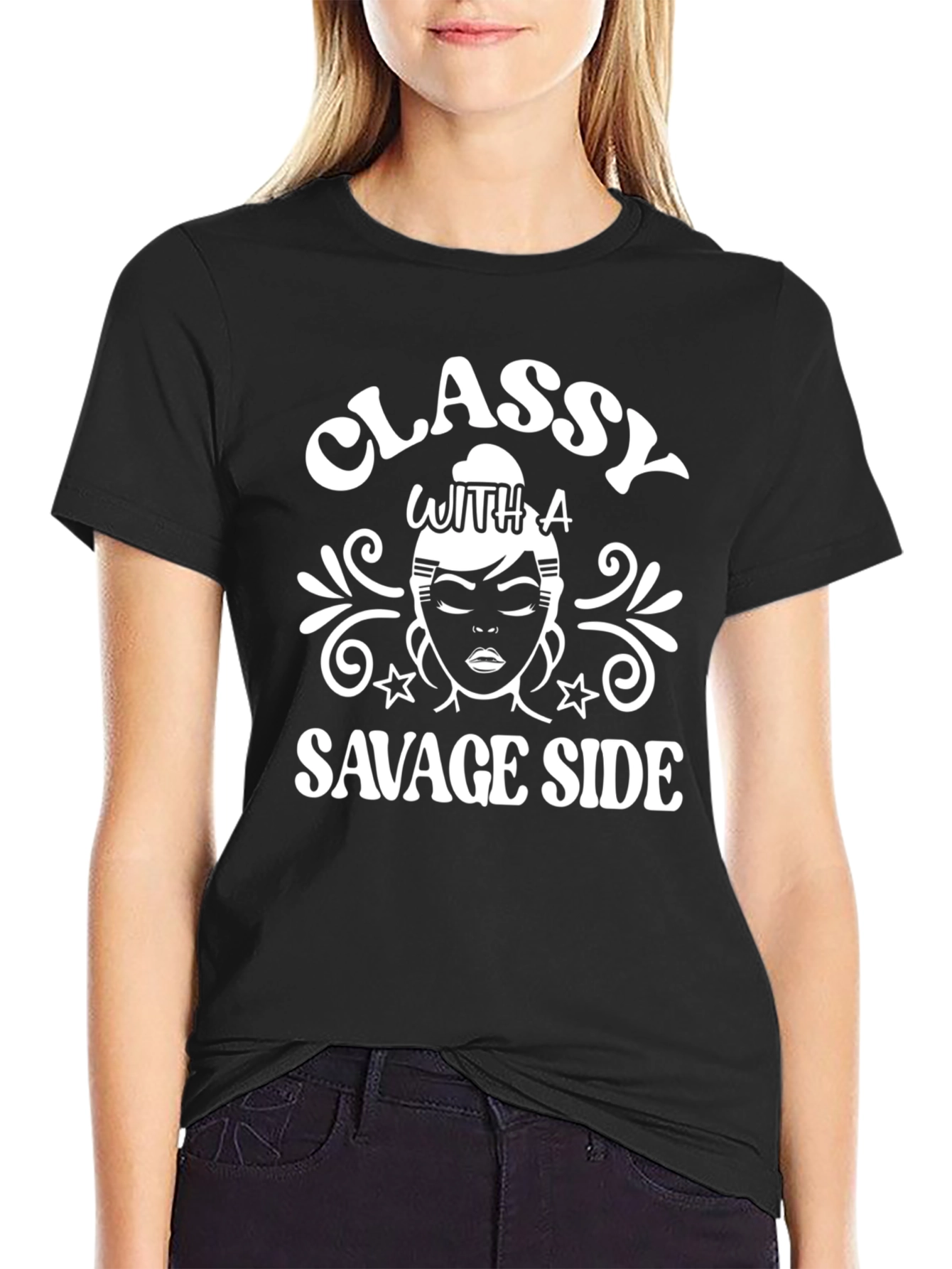 Classy with a Savage Side Graphic T-Shirt