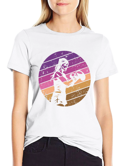 Retro Sunset Boxer T-Shirt