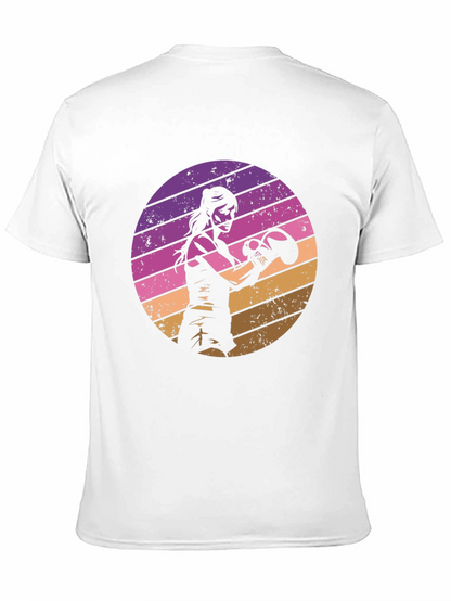 Retro Sunset Boxer T-Shirt