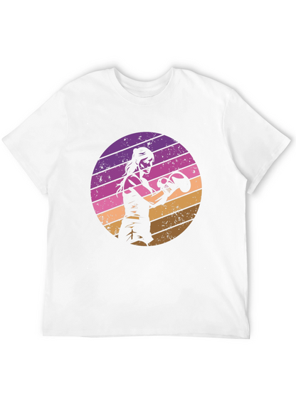 Retro Sunset Boxer T-Shirt