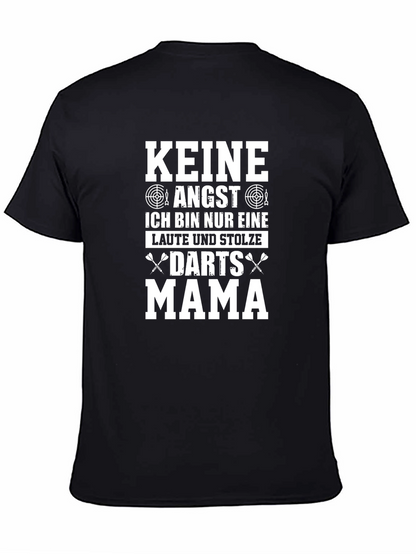 Keine Angst Darts Mama Black T-Shirt