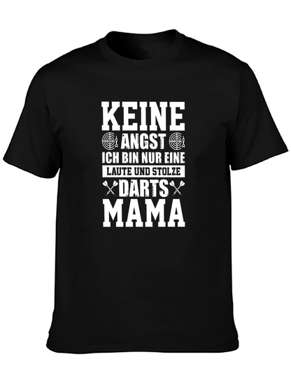 Keine Angst Darts Mama Black T-Shirt