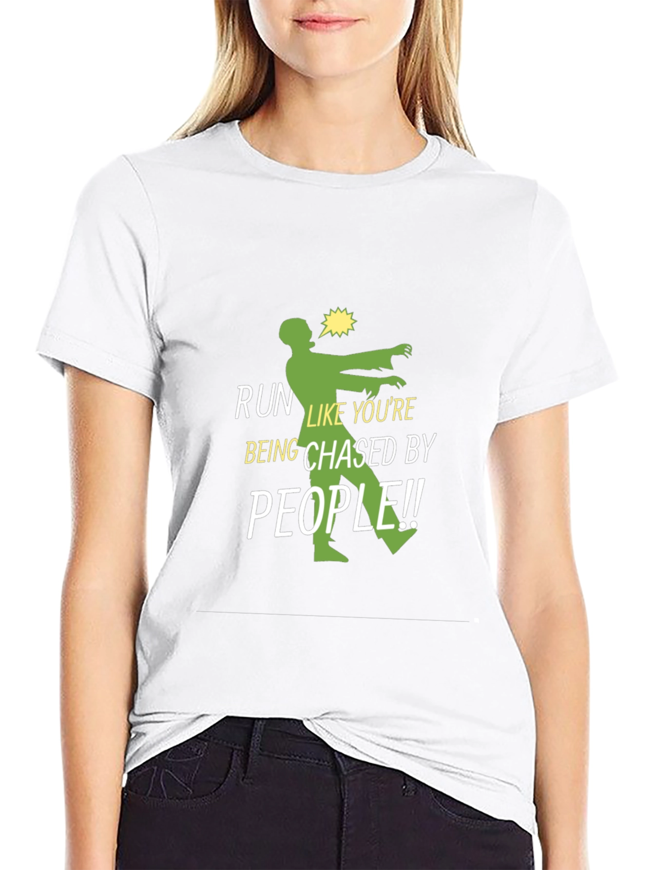 Run Like Youre Being Chased Zombie T-Shirt