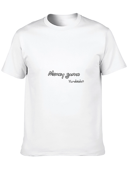 Money Game T-Shirt - Black Crew Neck Tee